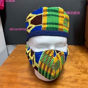 Non- medical 100% Face Mask and Head Cap